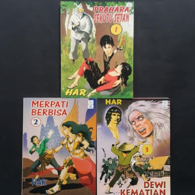 Sale Paket Koleksi 3 Komik Silat Rotama Dan Raeni/Har/Erlina 2004