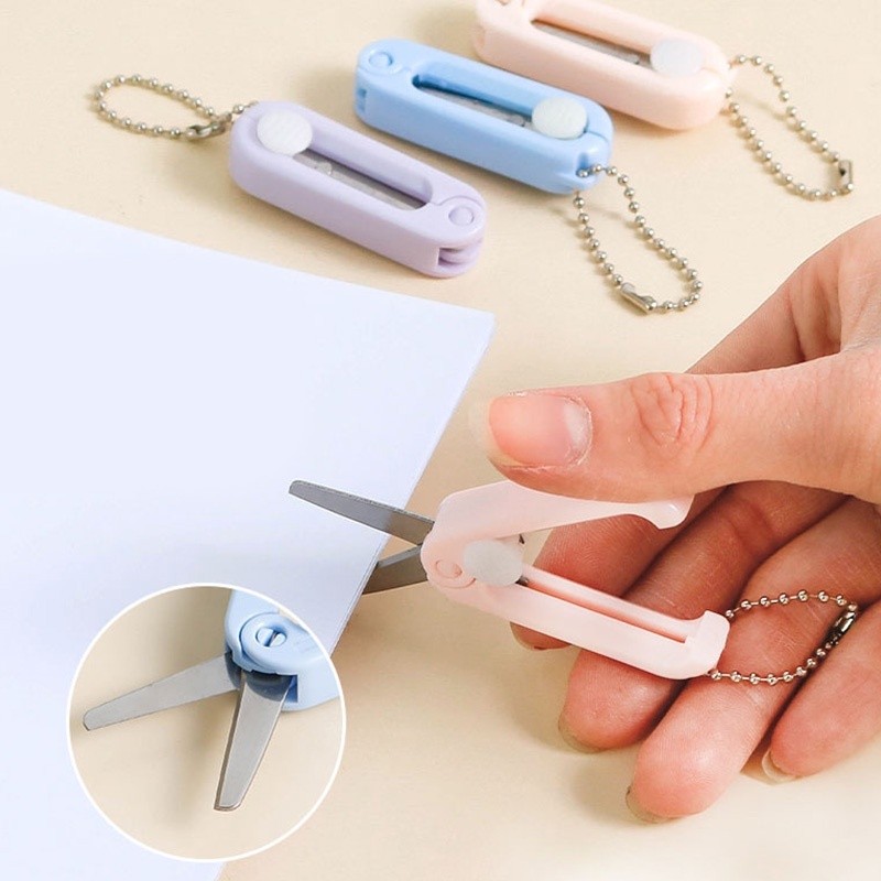 

OPPA - Gunting Mini Portable Scissors Portable tarik Retractable Mini Folding