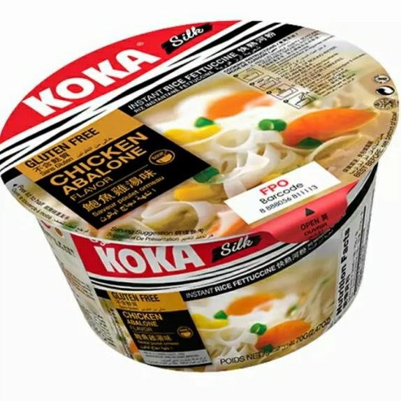 

[GLUTEN FREE] Koka Bowl Chicken Abalone - Fettucine rasa Ayam + Kerang