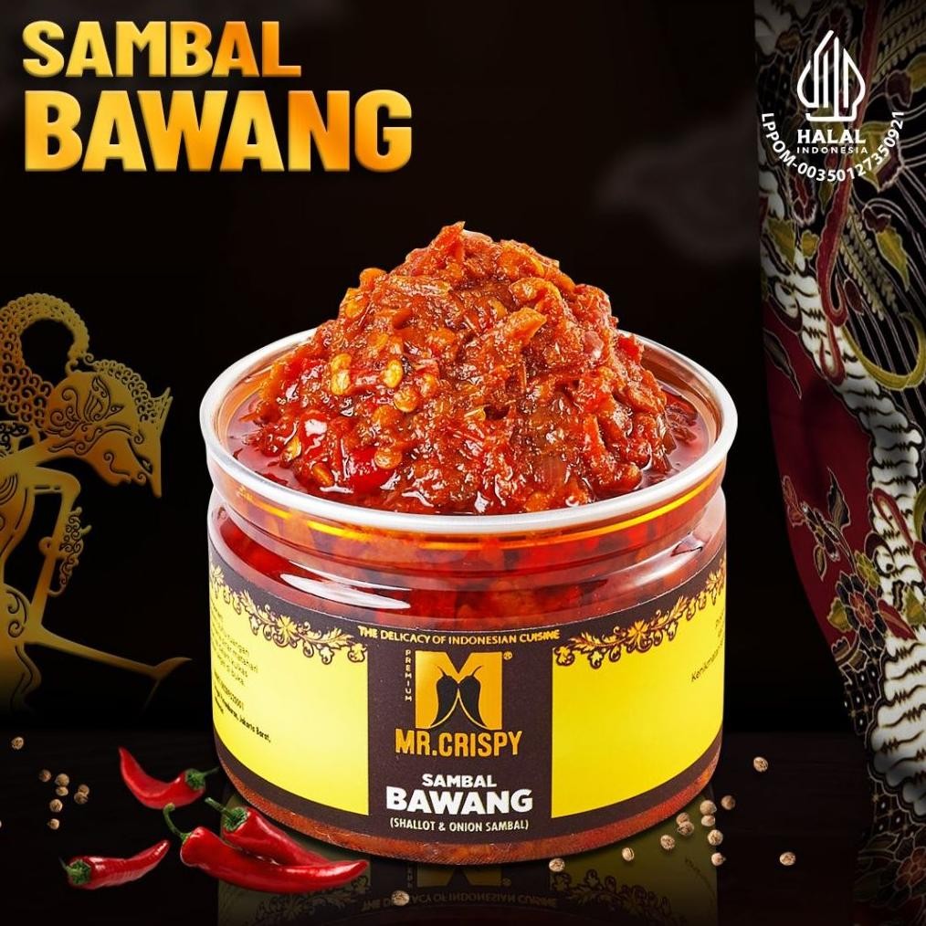 

Sambal Bawang/Terasi/Jontor/Hijau/Rica Sambel Mr.Crispy