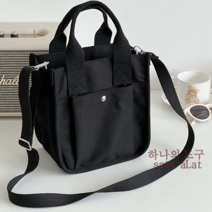 TERBARU TERBARU Tas Selempang ANGELICA 100% Canvas Premium Tebal Tas Kanvas