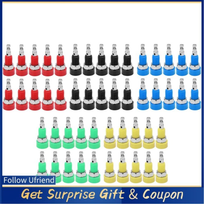 UFRIEND BINDING POST 10PCS STRONG PROFESSIONAL BANANA FEMALE JACK 2MM