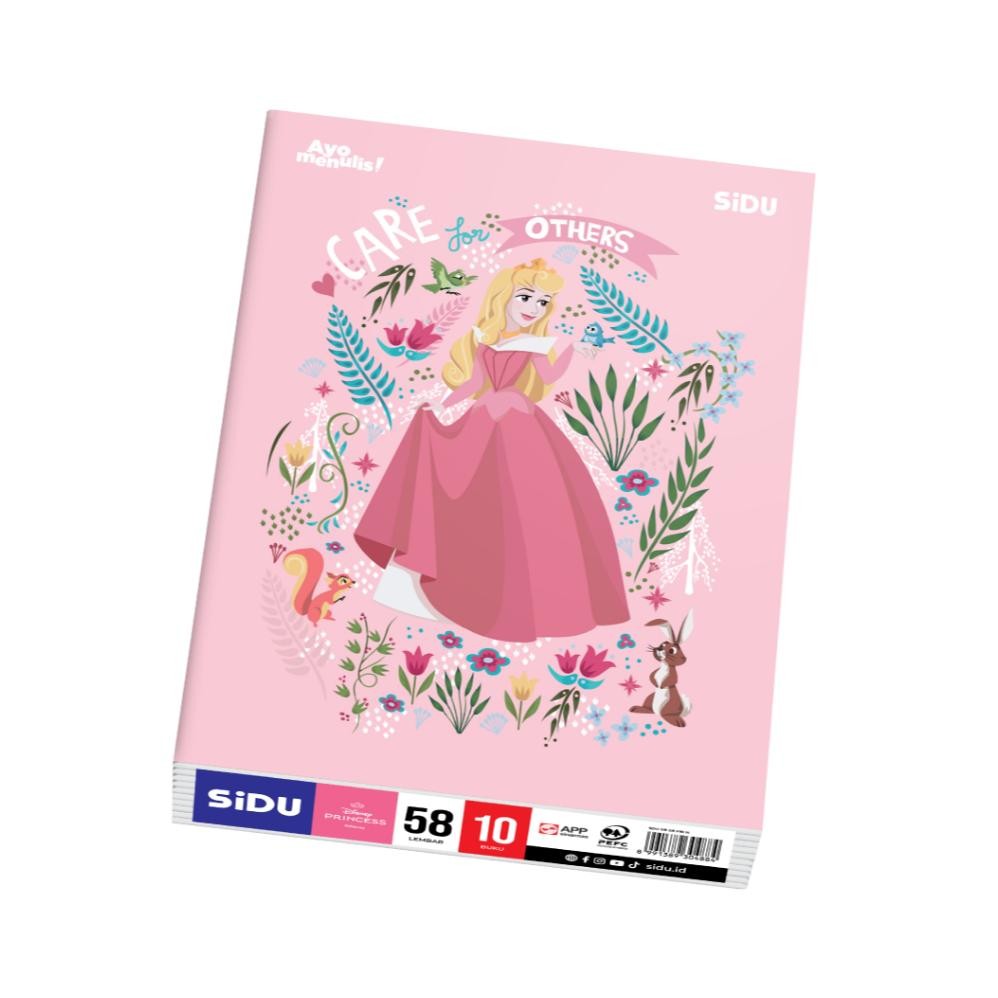 

Spesial Promo Sidu Buku Tulis Disney Princess 58 Lembar - 10 Buku Hrn-813