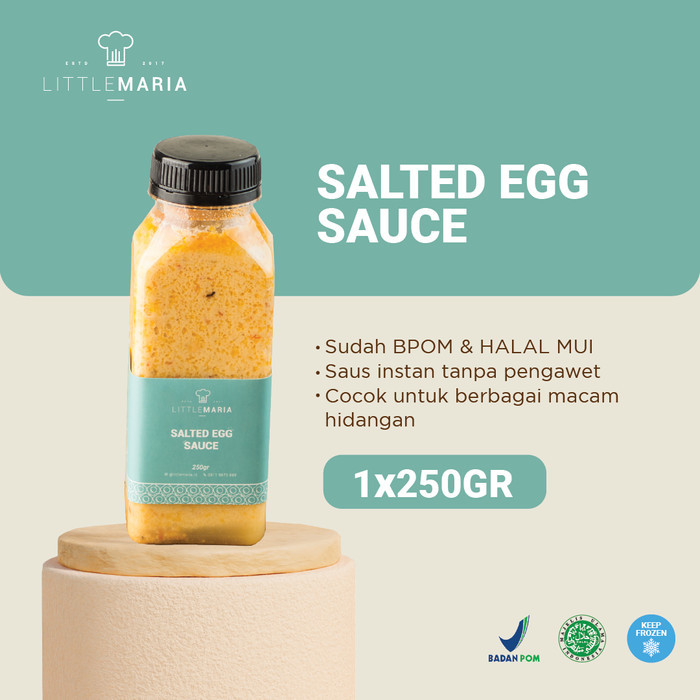 

Sale Littlemaria Salted Egg Sauce/Saus Telur Asin 250G 3-5Portions