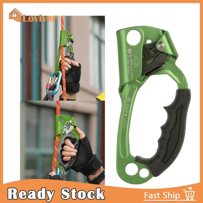 Plan Loviver Alat Ascender Tali Panjat, Untuk Panjat Tebing Tali 8Mm-12Mm