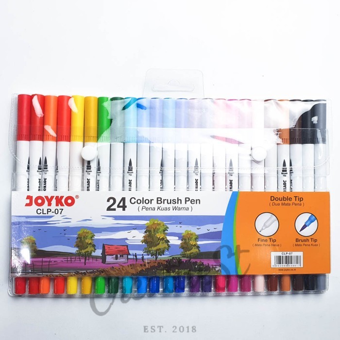

Ba Joyko Brush Pen 24 Warna Brush + Pen Clp-07 Set
