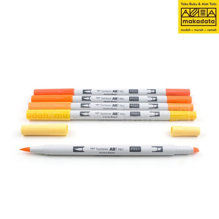 

Ba Tombow Dual Brush Pen Abt Pro Orange Tones Set 5 Warna Murah
