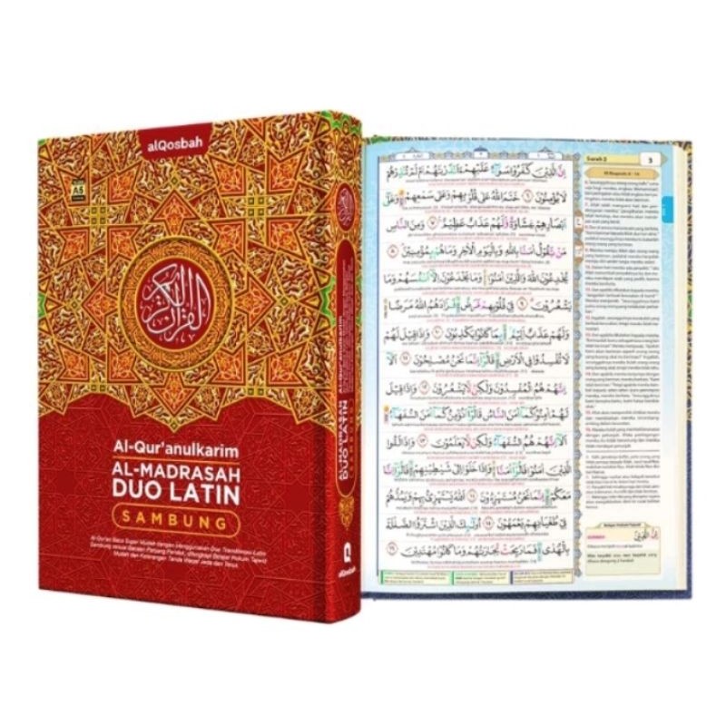Alquran Al Madrasah Duo Latin Sambung A4