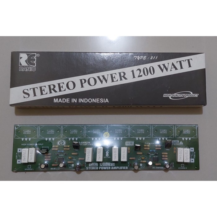 Terlaris Kit Driver Power Amplifier Stereo Power 1200 Watt