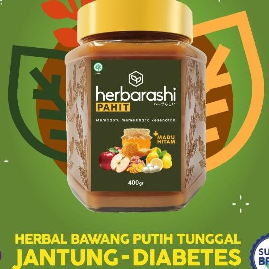 

Arashi Madu Hitam Pahit Bawang Putih 400Ml