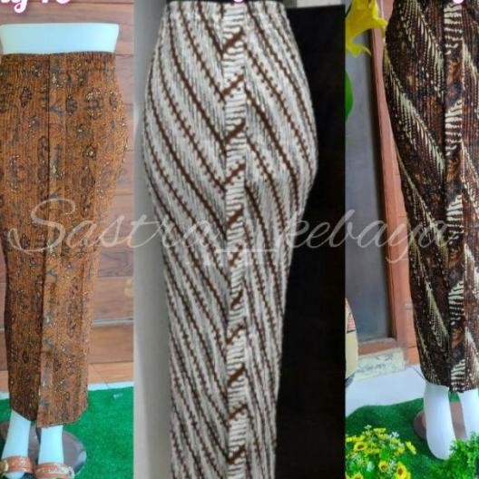 Rok Wiron Batik Sogan//Rok Span Batik//Rok Prisket Bawahan Tradisional