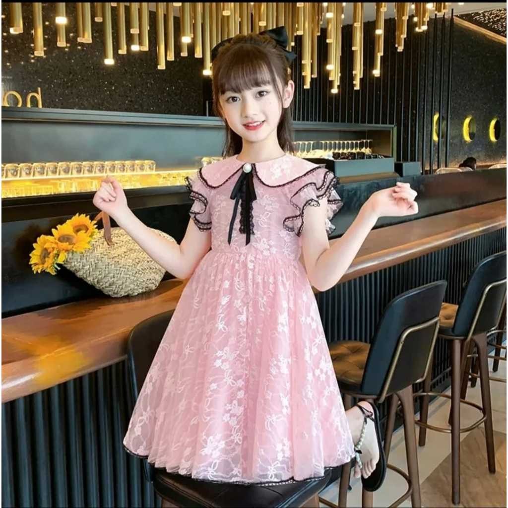 Dress Amak Cewe Fresh Ke Gereja Import Dress Baju Anak Lucu Gaun Pesta Ank Cewek Gereja Baju Pesta A