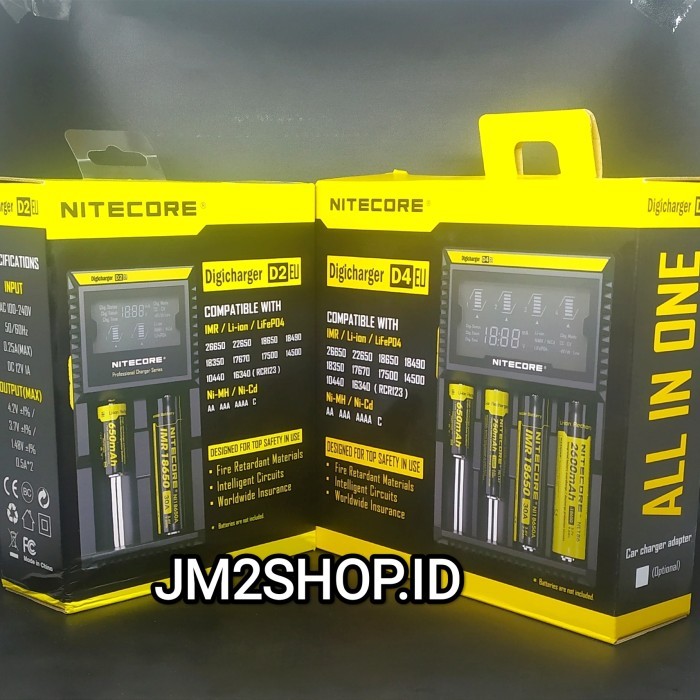 Charger Baterai Nitecore Usa Original