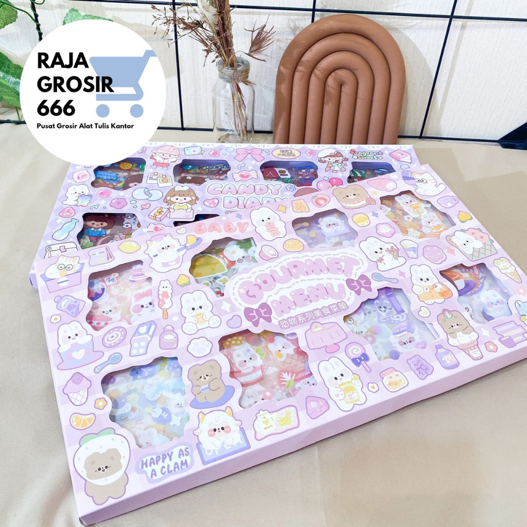 

Hot Sale Stiker Anti Air Senmu Isi 200 Lembar Besar Sticker Kreatifitas Termurah Lucu Imut Kado Unik