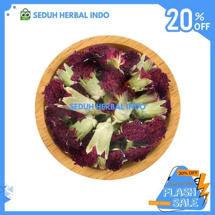 

TEH BUNGA ANYELIR / RED CARNATION FLOWER TEA 10 GRAM DIJAMIN GRATIS
