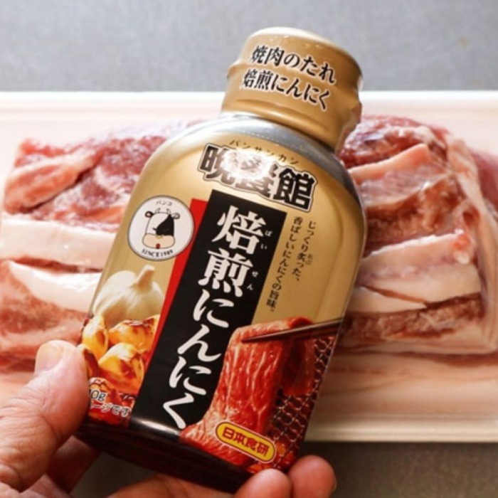 

Dijual!!! Shokken Bansankan Yakiniku Sauce Roasted Garlic 210G Saus Jepang