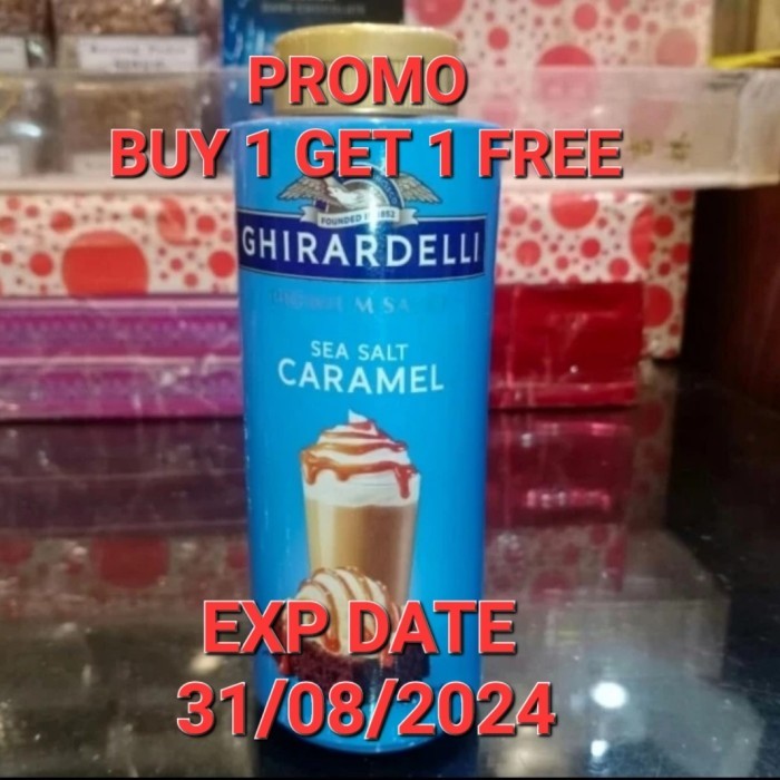 

Dijual!!! Ghirardelli Premium Sauce Sea Salt Caramel 454G