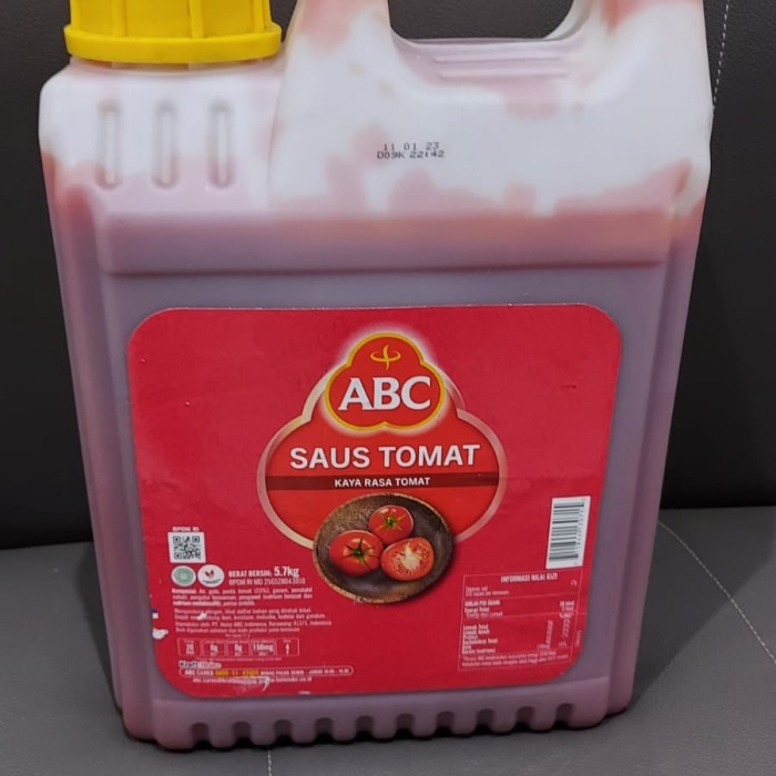 

Dijual!!! Abc Saus Tomat Jerigen 5.7Kg