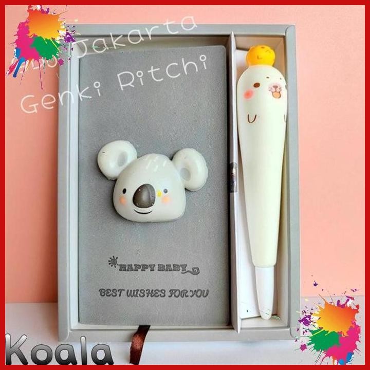 

(SBJJ) NOTEBOOK GIFT SET KADO HADIAH KELULUSAN NATAL ULANG TAHUN UNIK LUCU