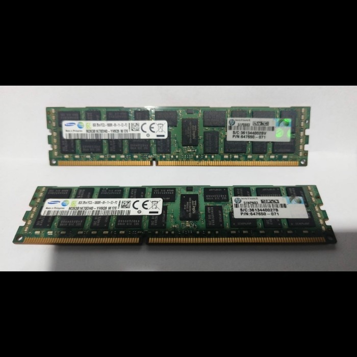 Memory Server Hp Samsung 8Gb 2Rx4 Pc3L-10600R Take All Discount Lagi Berkualitas