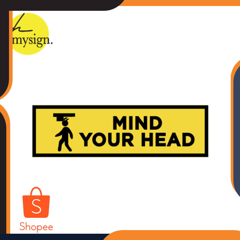 

Promo SIGN MIND YOUR HEAD ACRYLIC / SIGN AWAS KEPALA AKRILIK TIMBUL Elegan