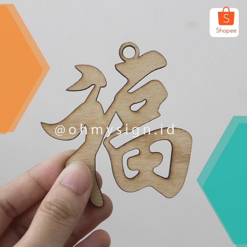 

Grosir Hampers Gift Tag Fu | Imlek Tag | Label Tag Hampers | Chinese New Year Elegan