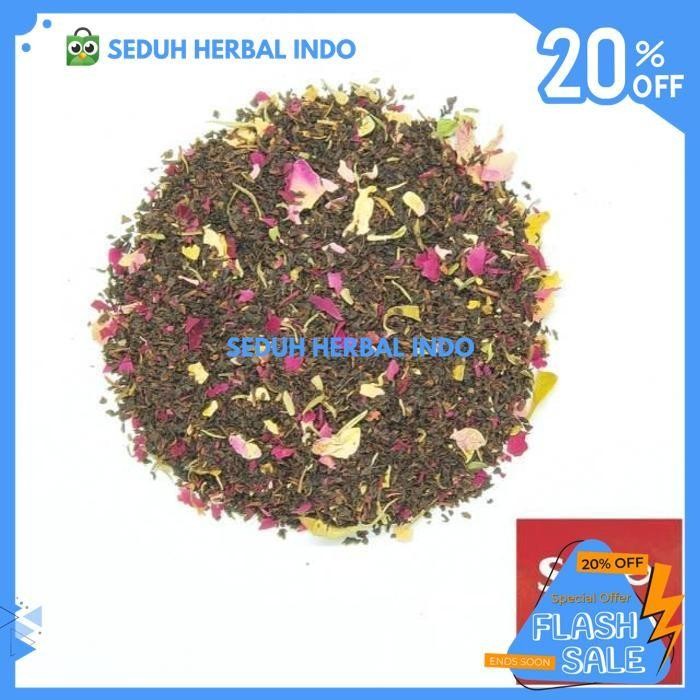 

FRENCH EARL GREY -ROSE BLACK TEA BERGAMOT OIL TEA BLEND BULK SIZE 500