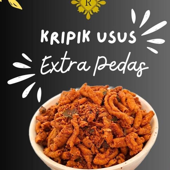 

Keripik Usus Ayam Extra Pedas Daun Jeruk 500 Gram
