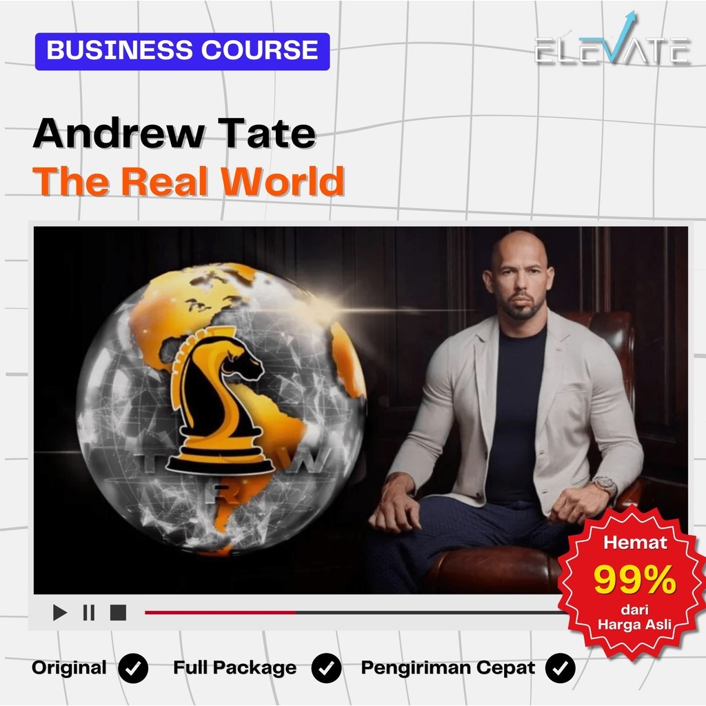 Andrew Tate – The Real World Full Kursus Terbaru