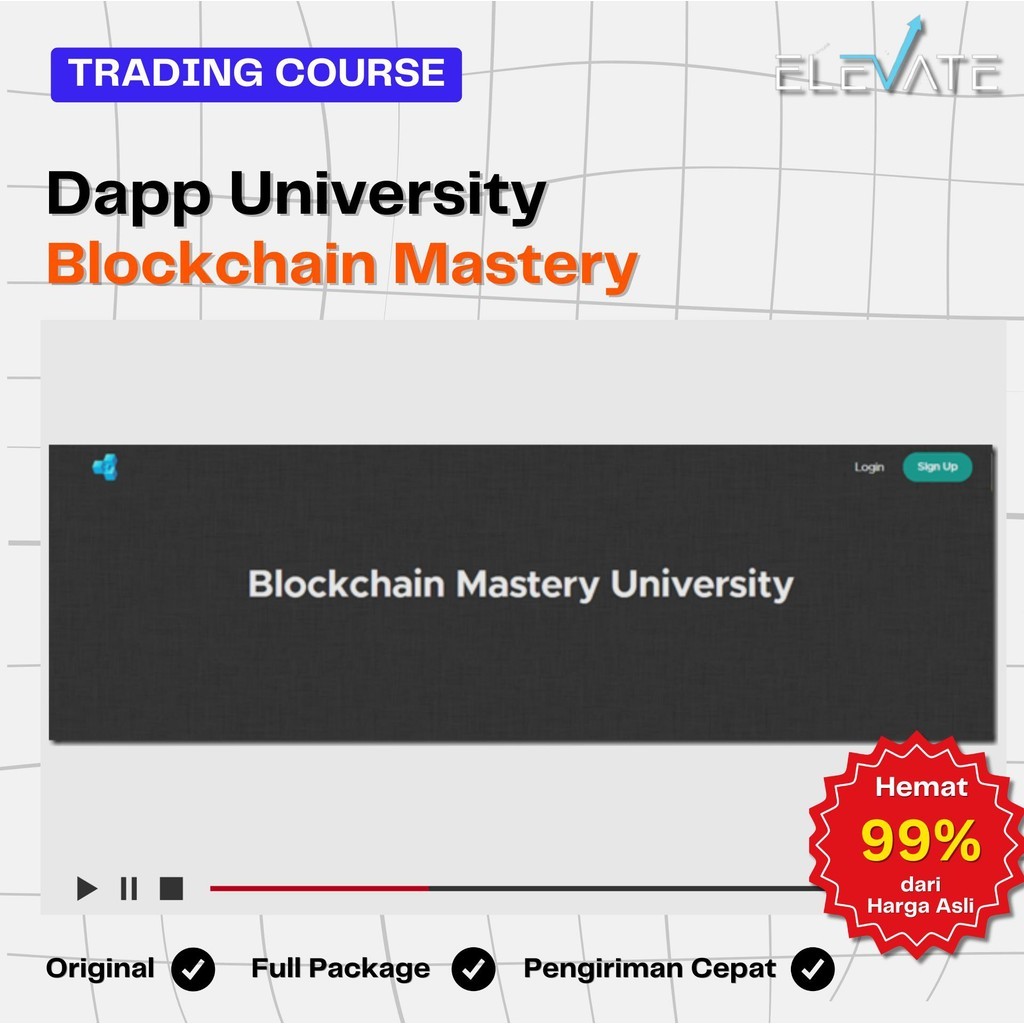 [Trading Course] Dapp University – Blockchain Mastery Full Kursus Terbaru