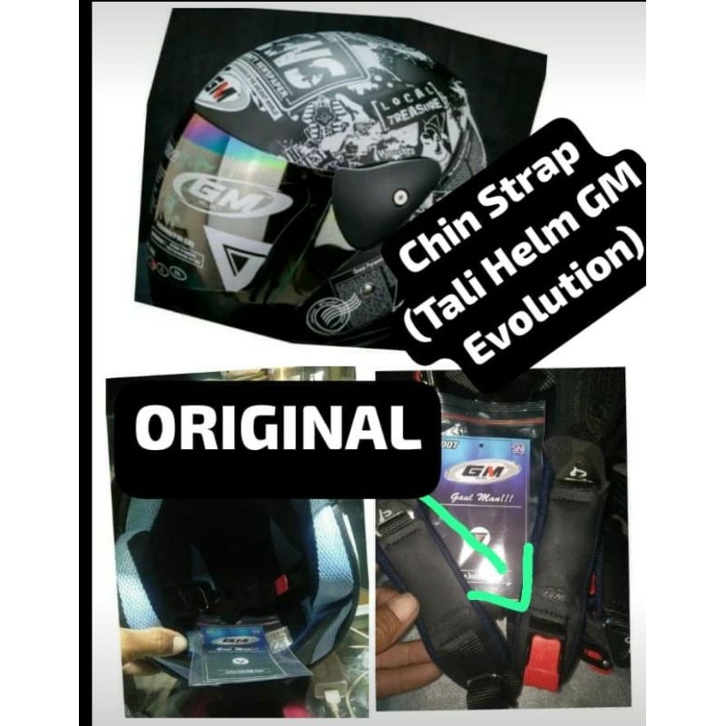 Tali Helm GM Evolution, SNI, Original