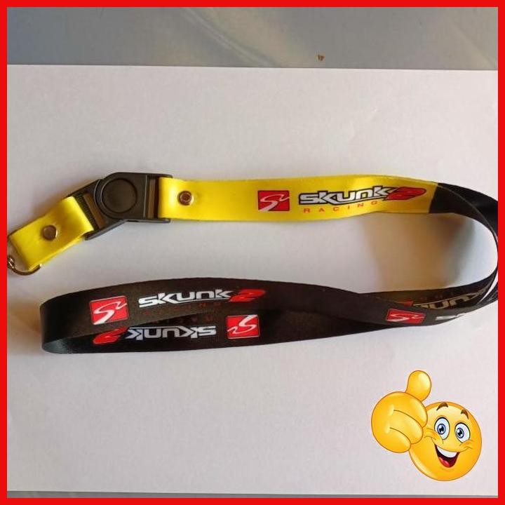 

[ASQ] LANYARD SKUNK LANYARD JDM GANTUNGAN KUNCI GANTUNGAN ID CARD