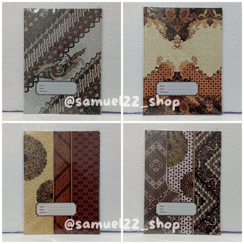 

Sampul Buku Kwarto / Kuarto / A5 / SIDU Kecil SIMPATY Batik Isi 20 Lembar