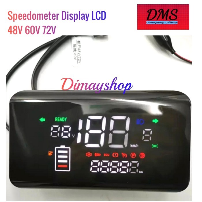 Speedometer Display E-Bike ,Selis,Motor Listrik 48V-60V-72V