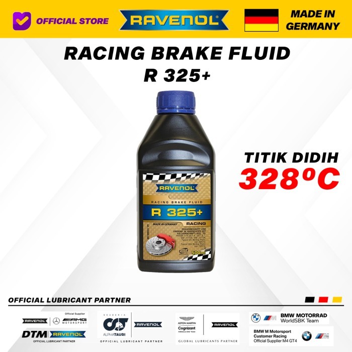 Dot 5.1 Ravenol Racing Brake Fluid R 325+ Minyak Rem Made In Germany