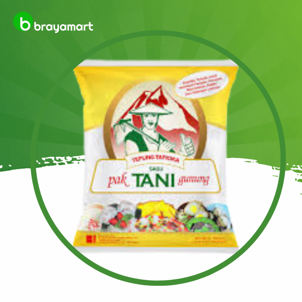 

Tepung Tapioka Cap Tani Gunung 500gr Brayamart