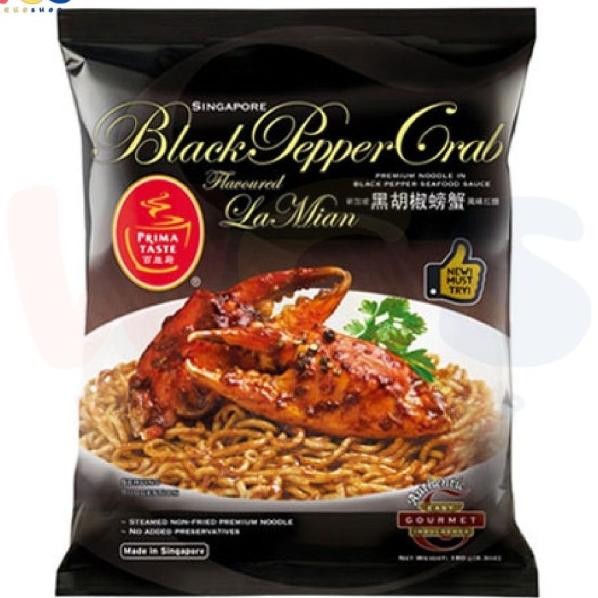 

Prima Taste Singapore Blapepper Crab Laan Noodle 180G