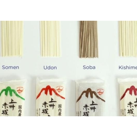 Joshu Akagi Soba Somen Udon Kishimen ( 270 Gr ) Kering Jepang