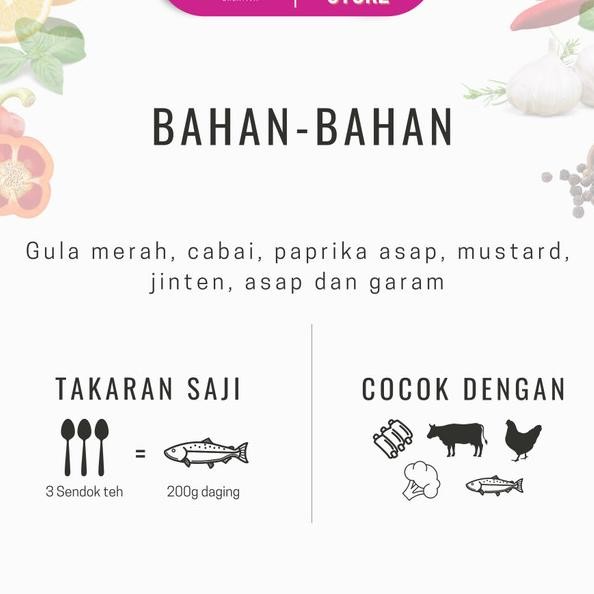

Cocina Creativa Chipotle Fish Rub - Grill Series - Bumbu Masak