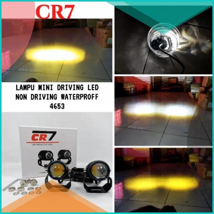 lampu tembak sorot driving led kuning putih universal motor nmax klx