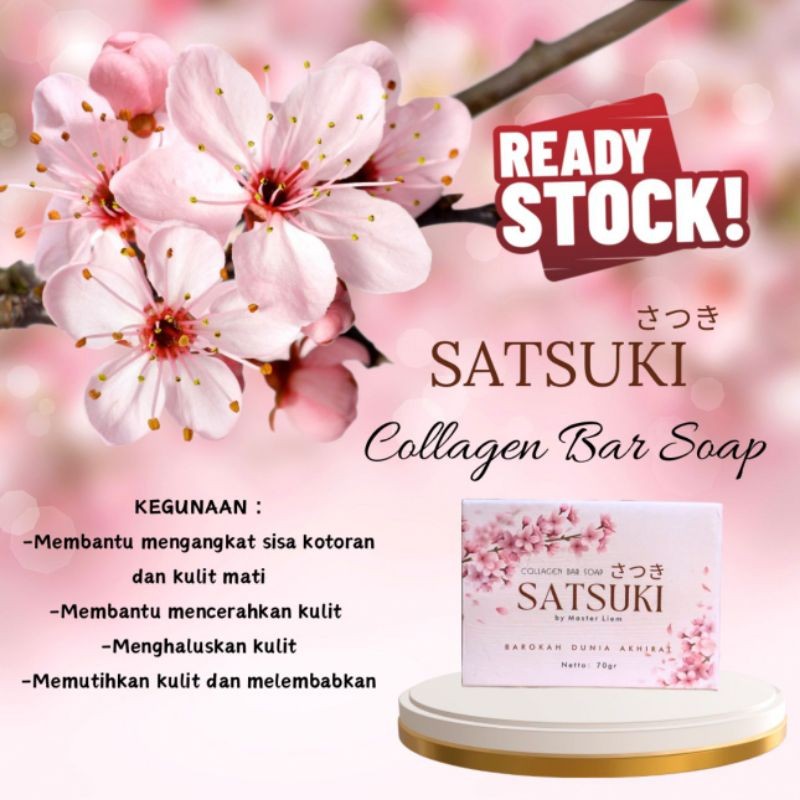 Satsuki Collagen Bar Soap by Master Liem