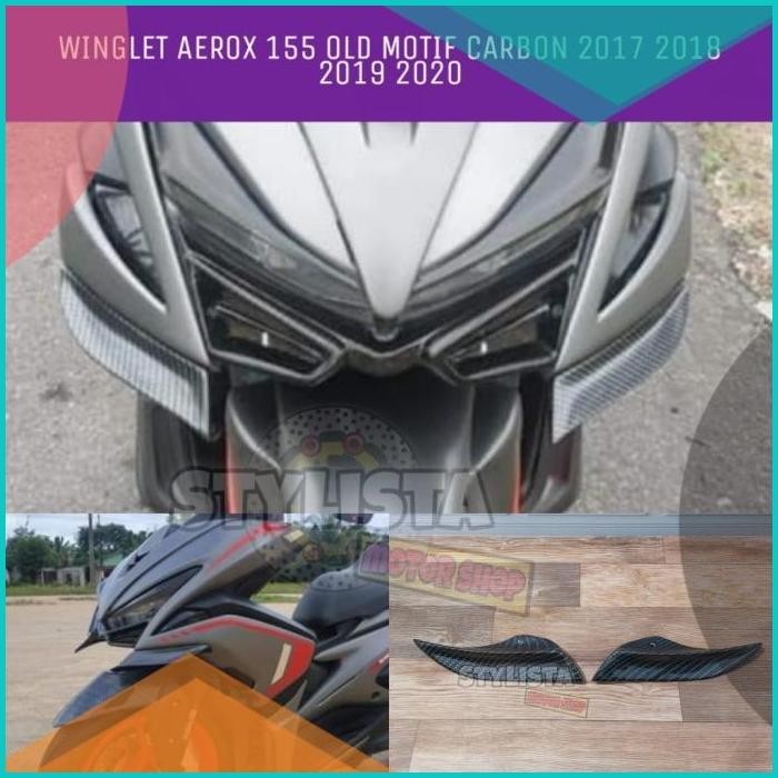 WINGLET AEROX 155 CARBON WINGLET AEROX 155 OLD MODEL SAMPING KEWER 14