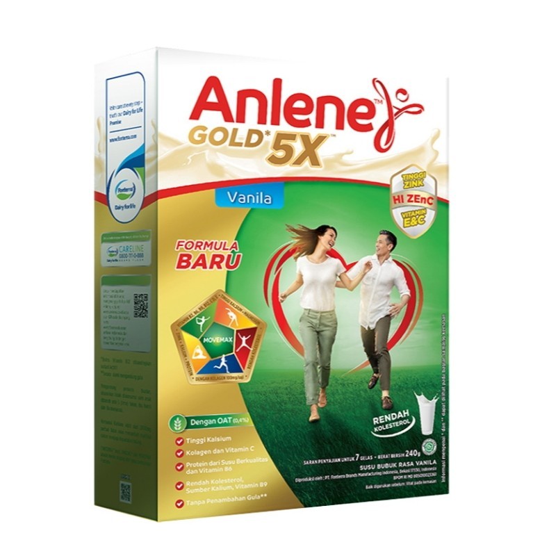 

Anlene Gold 5X Susu Bubuk Vanila 240 g