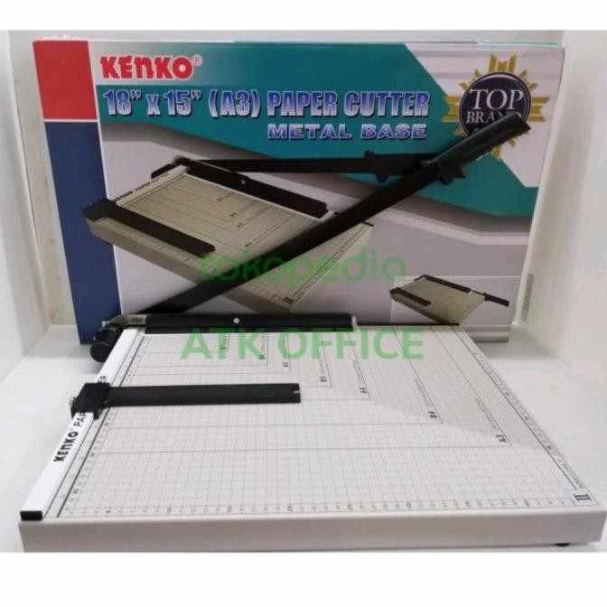 

Alat pemotong kertas A3 kenko Paper Cutter Kenko A3