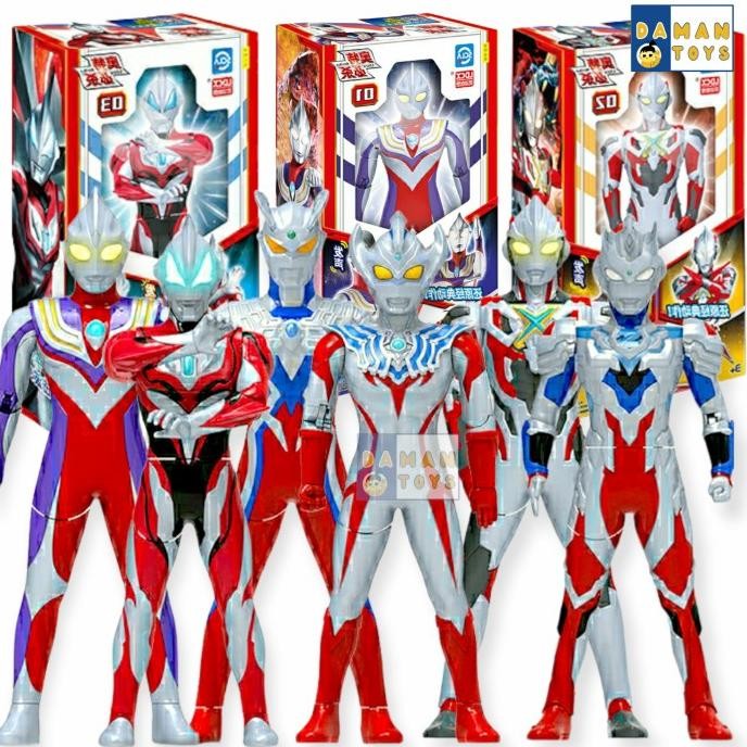 ultraman ultraman ultraman figure taiga zero geed rosso z tiga blu ori