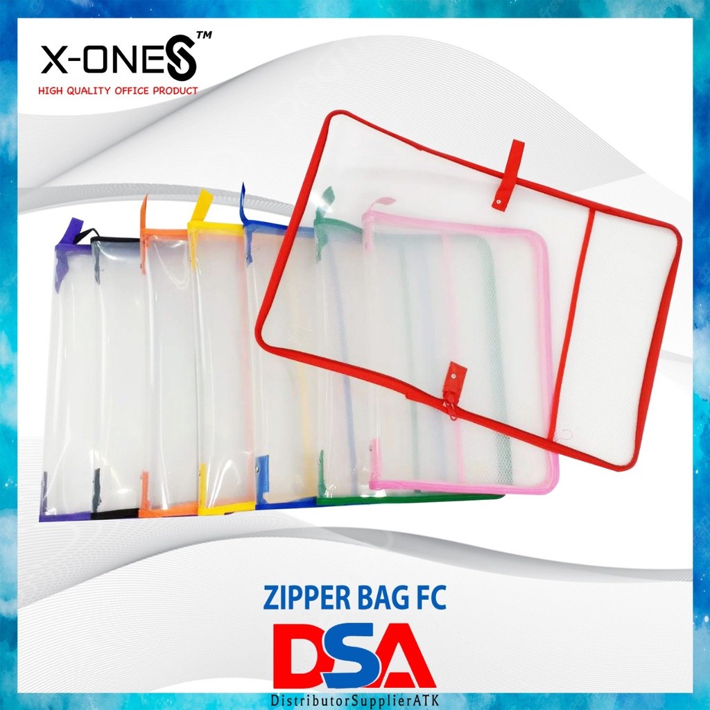 

DSA - MAP PLASTIK RESLETING ZIPPER BAG FC GROSIR X-ONE