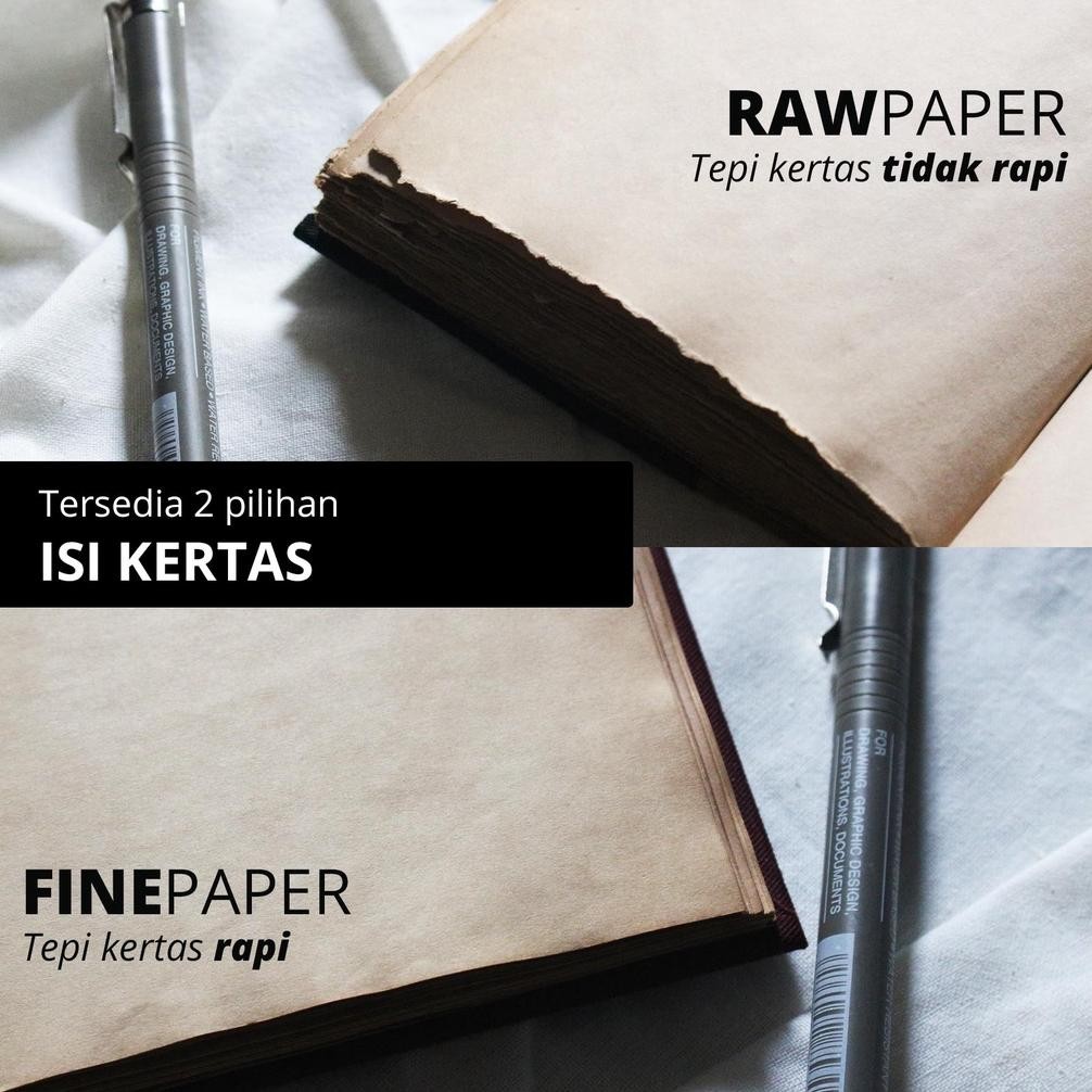 

Of14 Notebook Vintage Paper | Size B6 | Cover Polos Murah