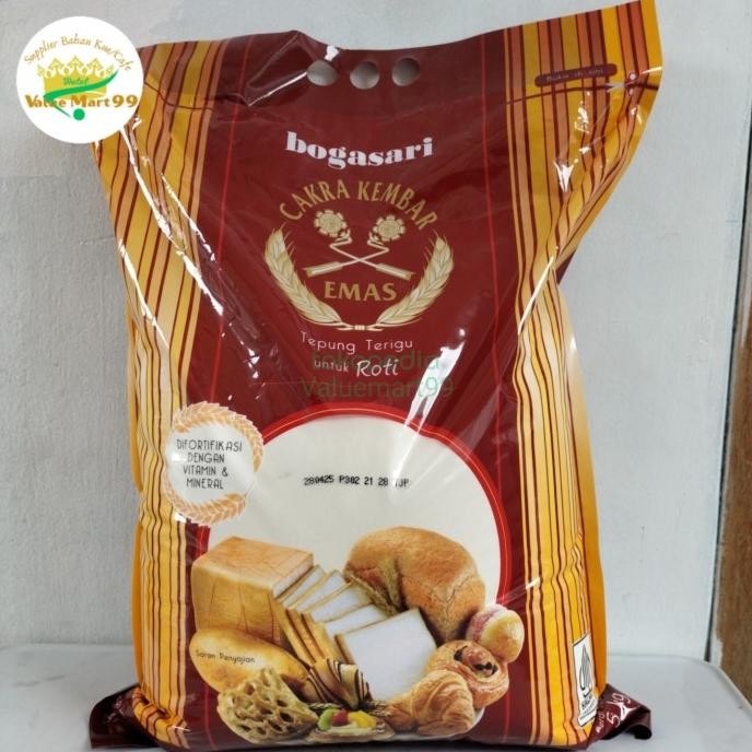 

Tepung Cakra Kembar Emas 5kg (Khusus Sameday/Instan)