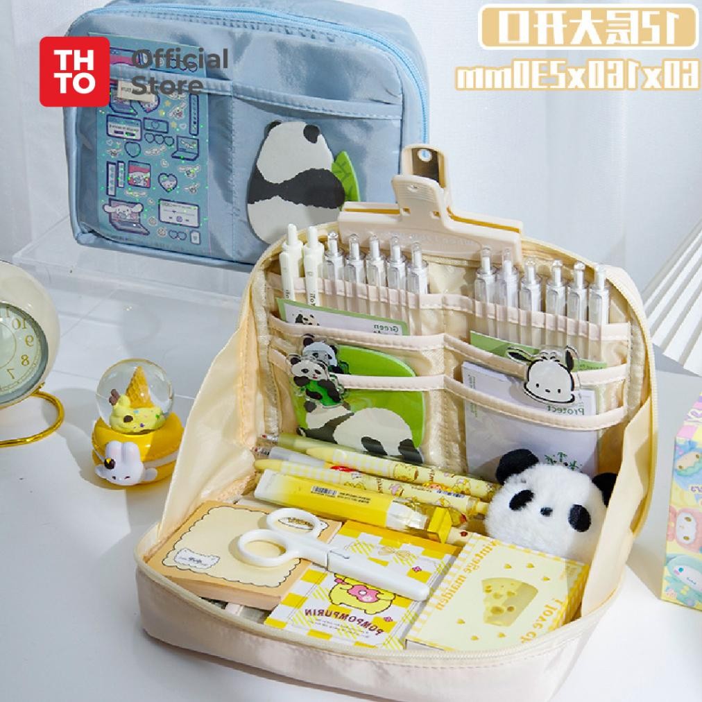 

TERMURAH THTO 12 Layer Tas Tempat Pensil Case Pouch Anak Sekolah Transparan Kapasitas Besar Stationery Kantor A020 To94