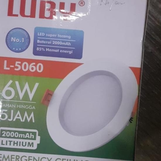 Lampu Emergency Plafon/Lampu Plafon Luby/Emergency Ceiling Lamp